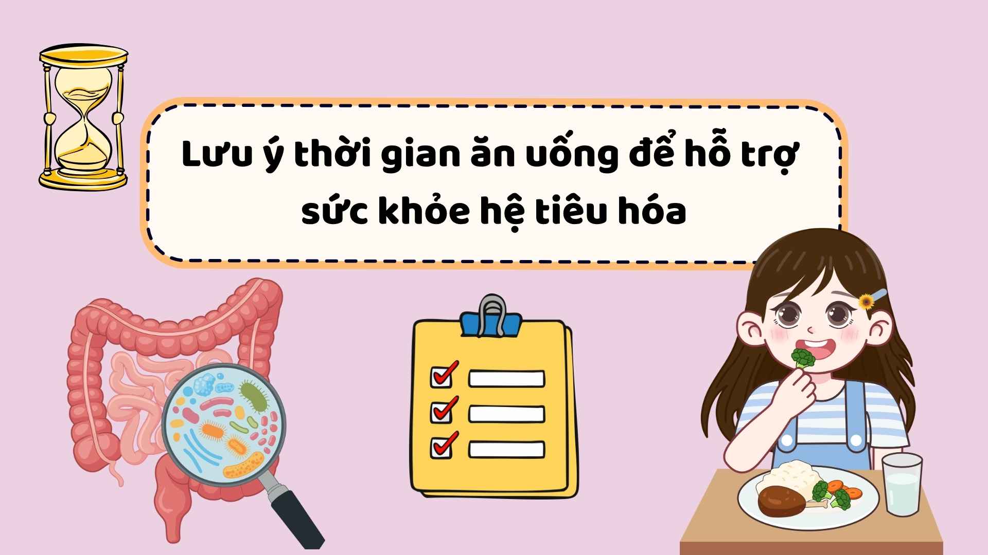 Note eating time to support digestive health