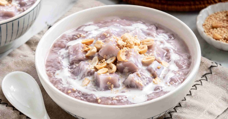 Cách nấu chè khoai lang nước cốt dừa thơm ngon tại nhà