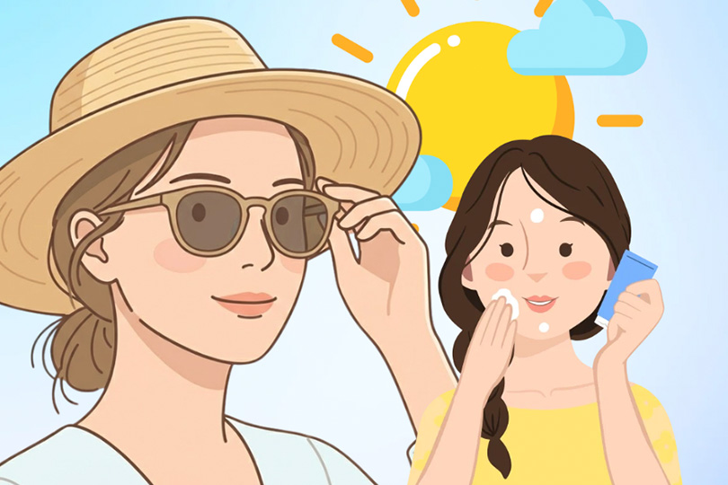 What should you pay attention to in summer skin protection besides applying sunscreen? Graphics: Thien Nhan