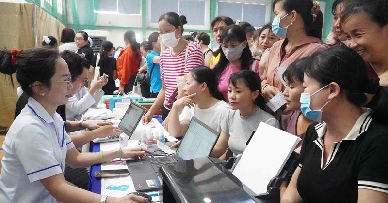 Hơn 1.500 đoàn viên tham gia ngày hội sức khỏe ở Đồng Nai