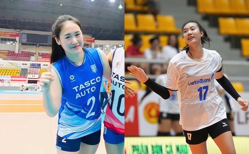 Female players of Bac Ninh volleyball team will focus on playing to achieve the best results in Dien Bien. Photo: Hanoi Volleyball