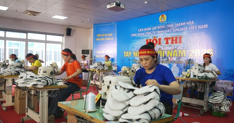 Sunjade Việt Nam tổ chức hội thi tay nghề cho công nhân