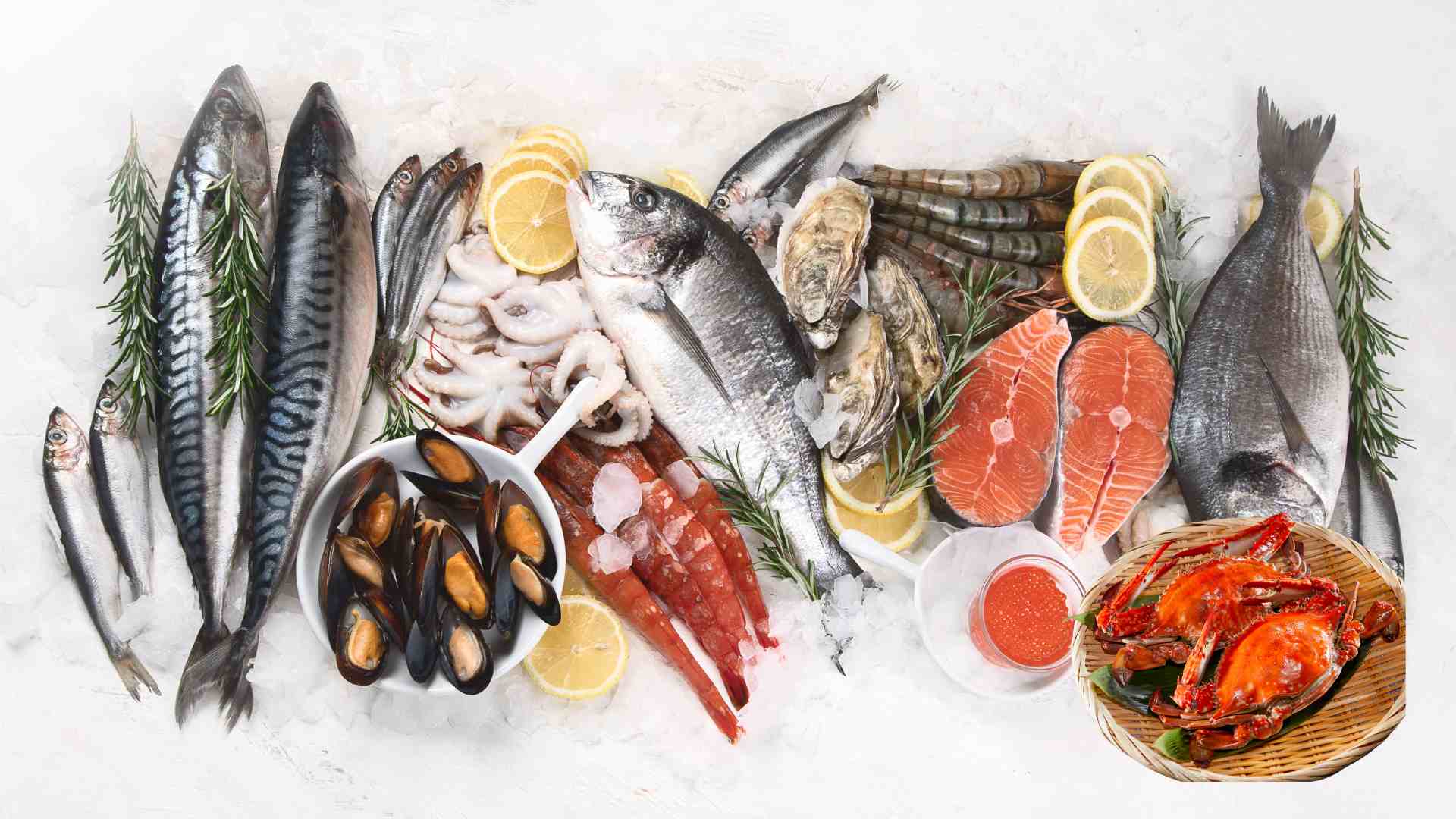 Los mariscos son una fuente de alimento rica en proteínas y omega-3. Foto gráfica: Huong Son
