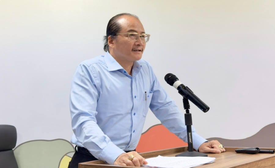 NSND Lê Tuấn Cường - Phó Giám đốc phụ trách Nhà hát Sân khấu truyền thống Quốc gia Việt Nam. Ảnh: Viện Văn hóa, Nghệ thuật, Thể thao và Du lịch Việt Nam