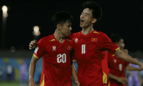 U17 베트남, U17 아시아 선수권 대회에서 U17 한국과 맞붙다. 사진: VFF
