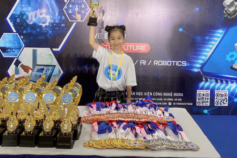 Học sinh Lào Cai tỏa sáng tại đấu trường STEM và Robotics quốc gia. Ảnh: Tuấn Hải