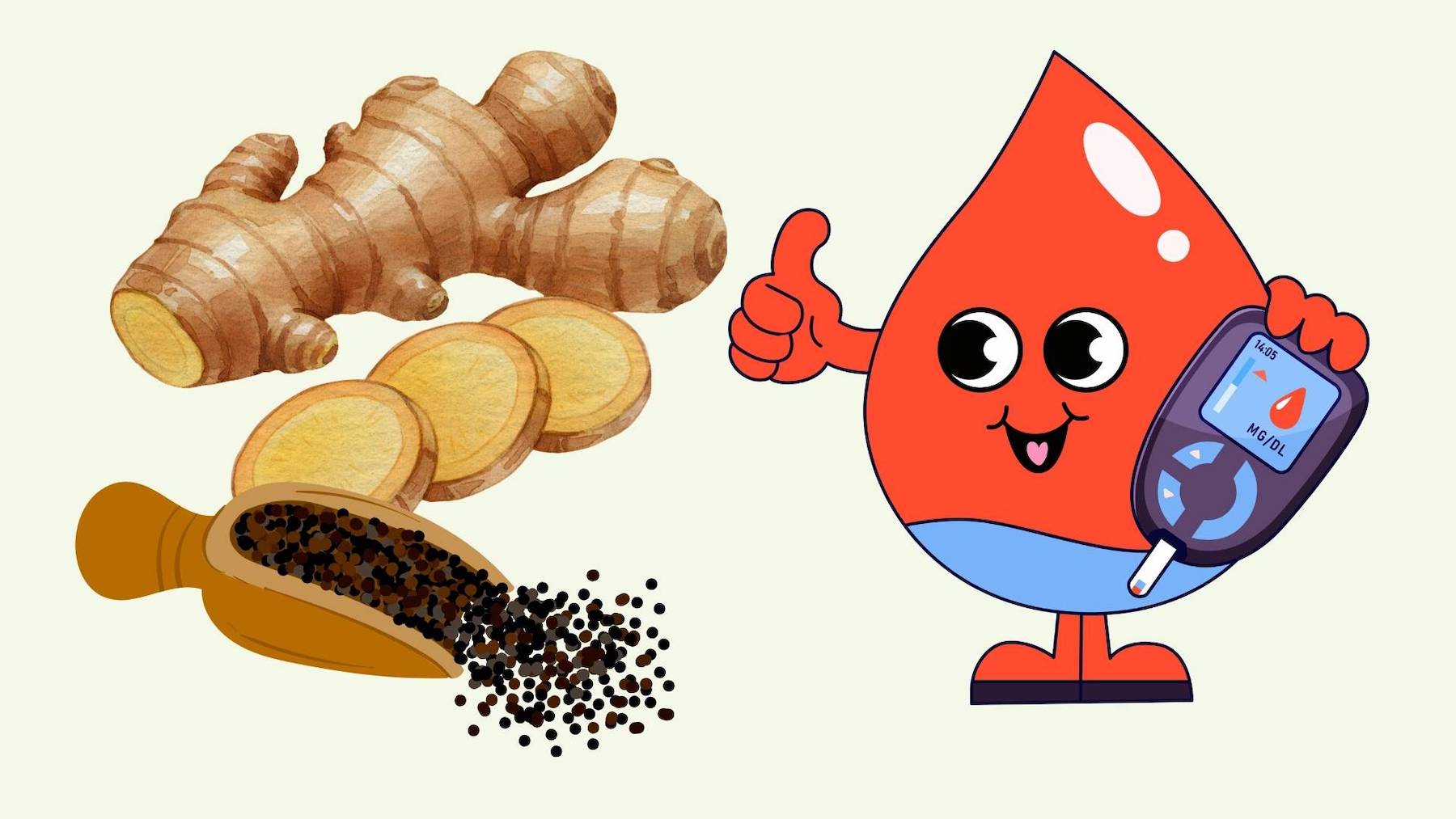 Stable blood sugar thanks to anti-inflammatory spices. Graphics: Linh Dan