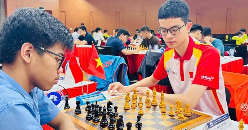 Chess player Bang Gia Huy will be the Vietnamese Chess Team player participating in the upcoming 2026 Olympiad. Photo: Vinh Bui