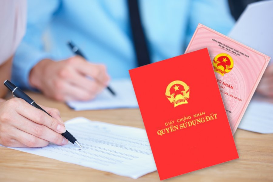 Decree guiding the review of conditions to handle projects that have been granted red books not in accordance with regulations. Photo: Nhu Ha