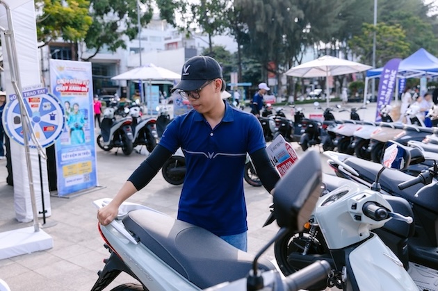Người dân sẽ được hướng dẫn trải nghiệm lái thử các dòng xe điện thế hệ mới. Ảnh: PV
