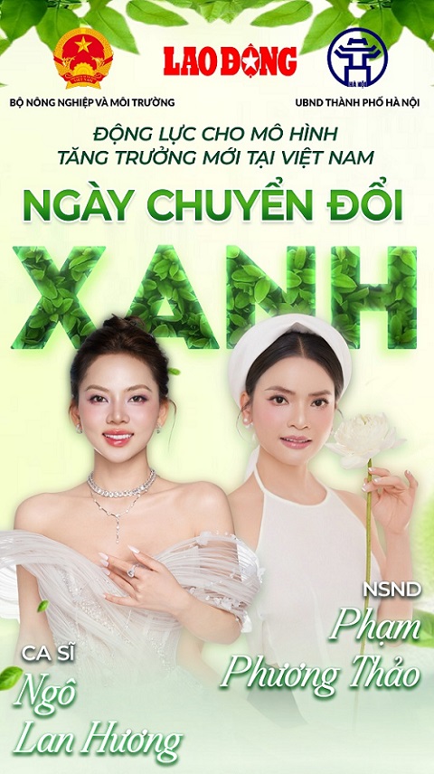 NSND Phạm Phương Thảo, Ca sĩ Ngô Lan Hương sẽ đồng hành cùng Ban tổ chức, ngoài việc trình diễn các tiết mục nghệ thuật, các nghệ sĩ sẽ giao lưu với khán giả và lan tỏa thông điệp về chuyển đổi xanh, phát triển bền vững. 