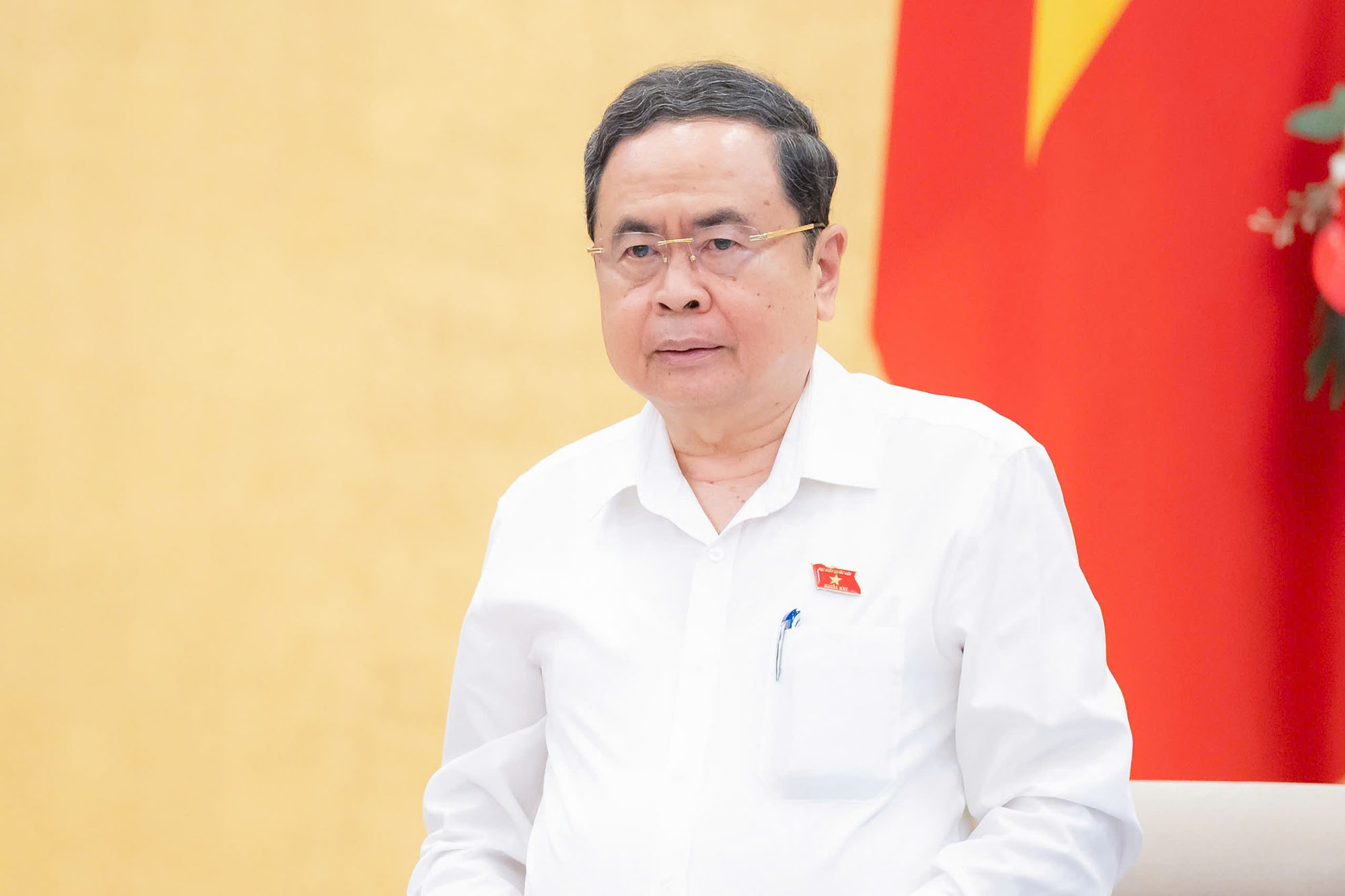 Politburo Member, National Assembly Chairman Tran Thanh Man. Photo: Pham Thang.