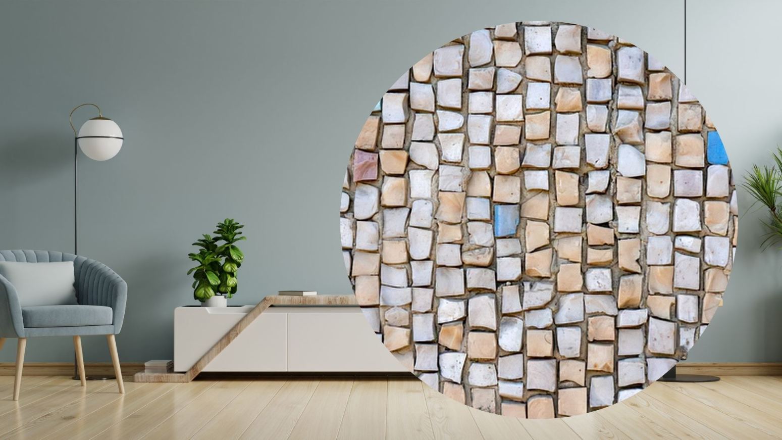 Creative wall decoration helps the living space become more impressive and artistic. Graphics: Thanh Thanh