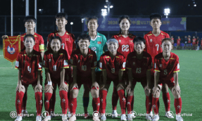 U17 베트남 여자 대표팀, 2026 AFC U17 여자 챔피언십 8강에서 U17 호주 여자 대표팀과 맞붙습니다. 사진: VFF