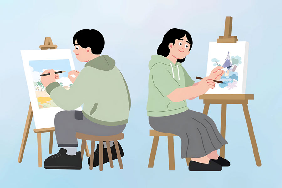 Fines when organizing illegal fine art creation contests