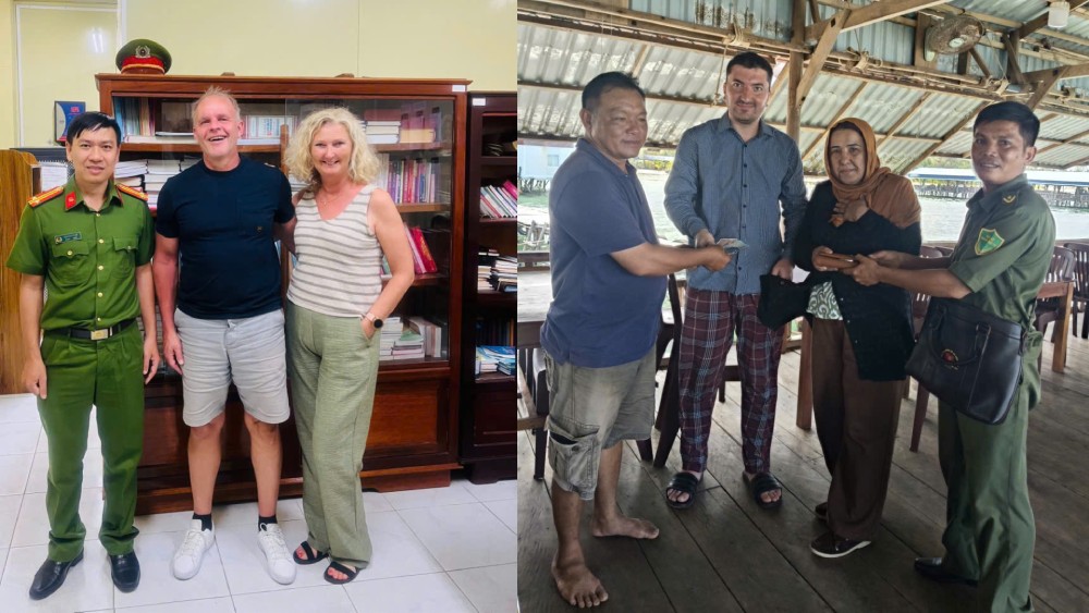Nhiều trường hợp du khách nước ngoài được hỗ trợ nhanh các vấn đề khi du lịch ở Phú Quốc. Ảnh: Địa phương cung cấp