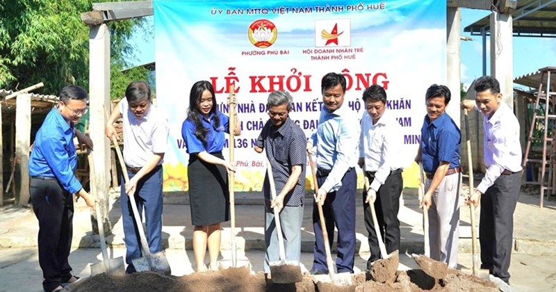 Khởi công xây "Ngôi nhà Đại đoàn kết" cho hộ nghèo ở Huế