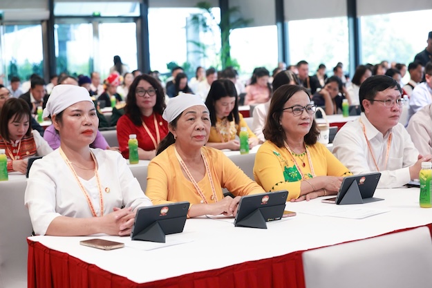 Các đại biểu tại Trung tâm thảo luận số 3. Ảnh: Hải Nguyễn