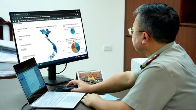 The Digital Platform for Civil Judgment Enforcement (Ministry of Justice) recorded many positive results after the initial period of operation. Photo: Department of Civil Judgment Enforcement Management