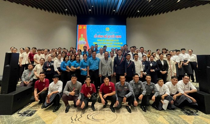 Thành lập Công đoàn cơ sở Công ty Cổ phần Berjaya - Bờ Biển Dài ở Phú Quốc