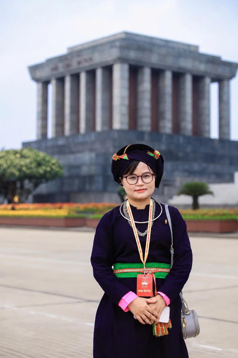 Đại biểu Hoàng Thị Bích - Đoàn đại biểu Hội Luật gia Việt Nam. Ảnh: Phạm Đông