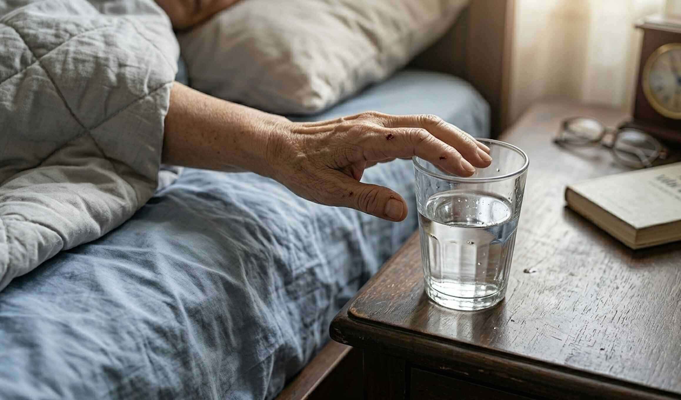 Drinking filtered water in the morning is a simple habit, which can help the kidneys filter waste and support effective blood circulation. Graphics: Vy Vy