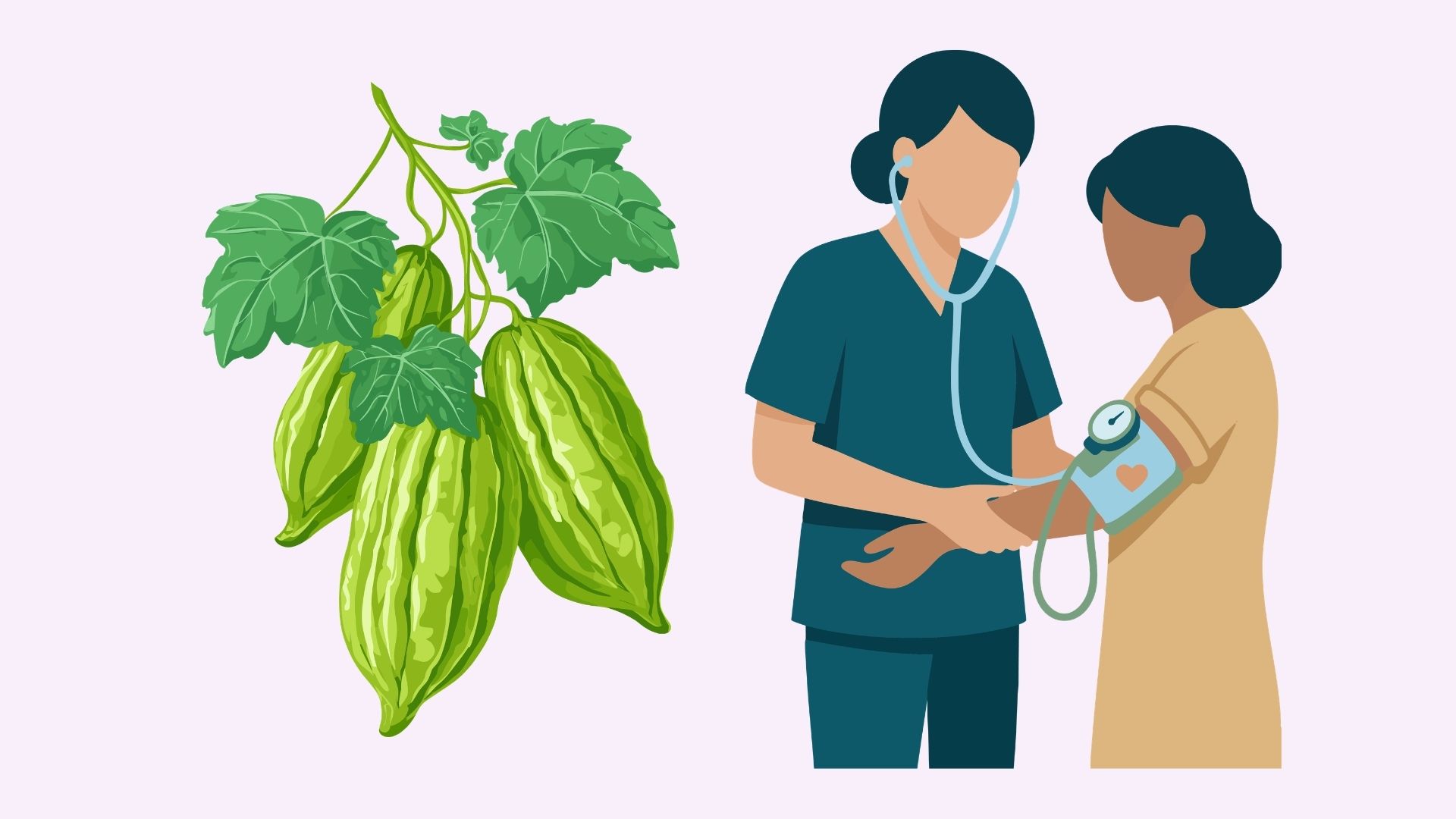 Reasons why people with low blood pressure should not eat a lot of bitter melon. Graphics: Linh Dan