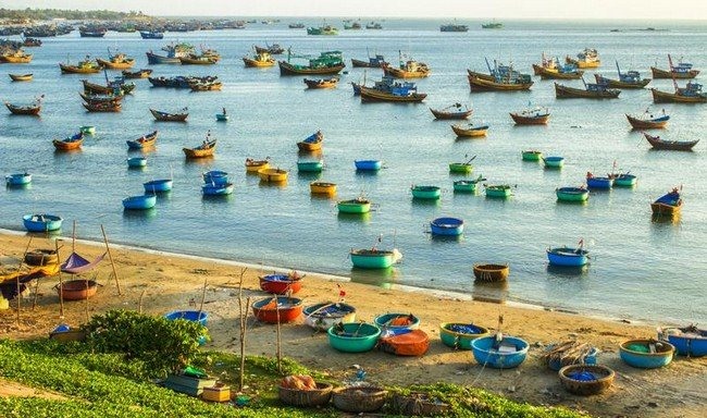 Làng chài Mũi Né có nhiều điều thú vị cho du khách khám phá. Ảnh: Địa Danh Bình Thuận