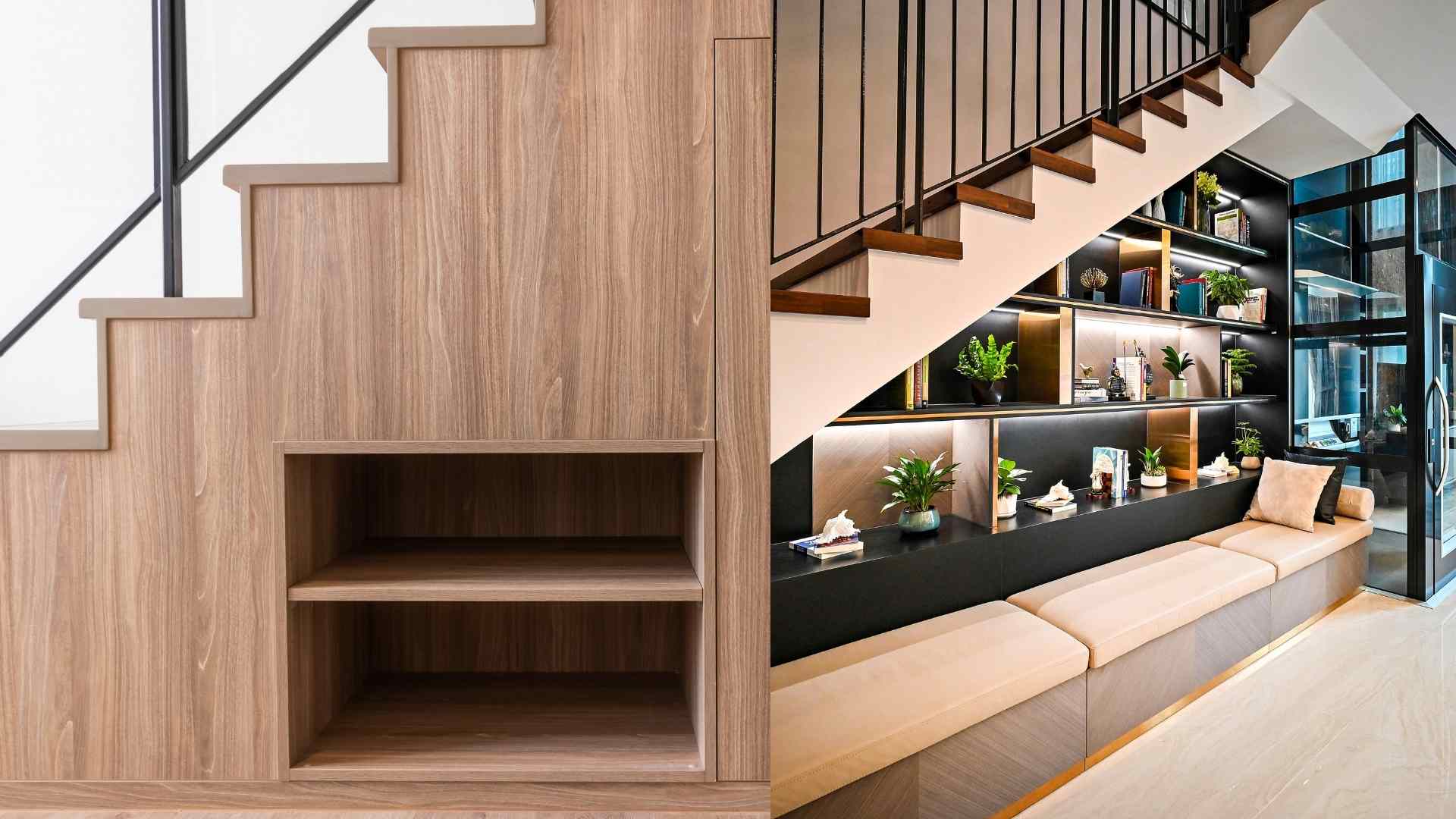 The space under the stairs can become a convenient and aesthetic highlight for the house. Graphics: Ha May