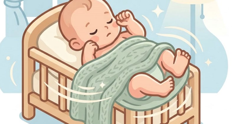 Trẻ sơ sinh cử động khi ngủ: Bình thường hay bất thường?