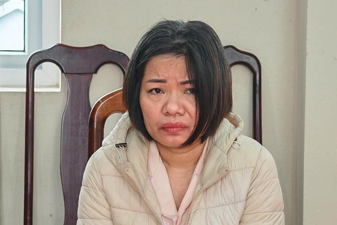 Trương Thị Bắc - nữ giúp việc nhiều lần bạo hành cụ bà 82 tuổi. Ảnh: Công an TP Hà Nội