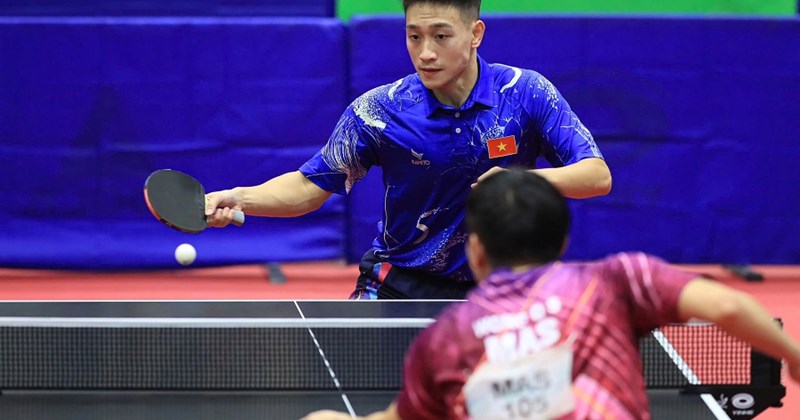 Bóng bàn tại Đại hội Thể thao toàn quốc 2026 có 7 nội dung thi đấu