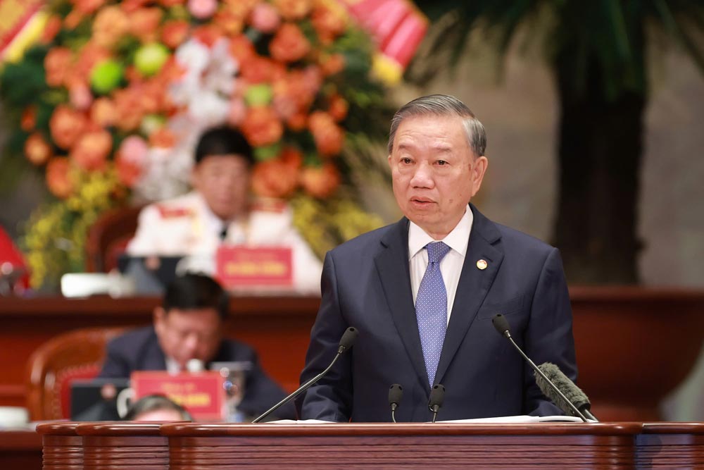 El Secretario General y Presidente Tô Lâm pronunció un discurso dirigiendo el XI Congreso del Frente de la Patria de Vietnam.