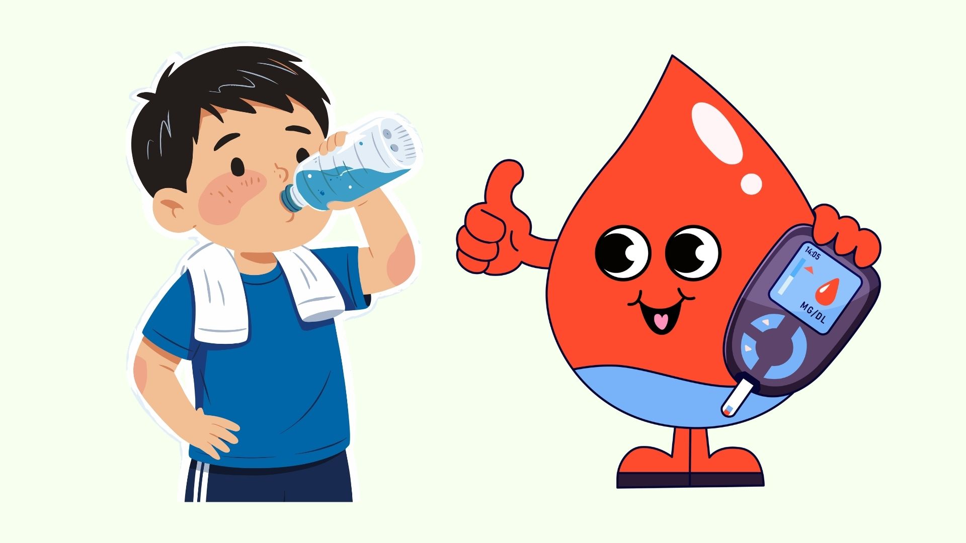Doctors show how to control blood sugar in the summer. Graphics: Linh Dan
