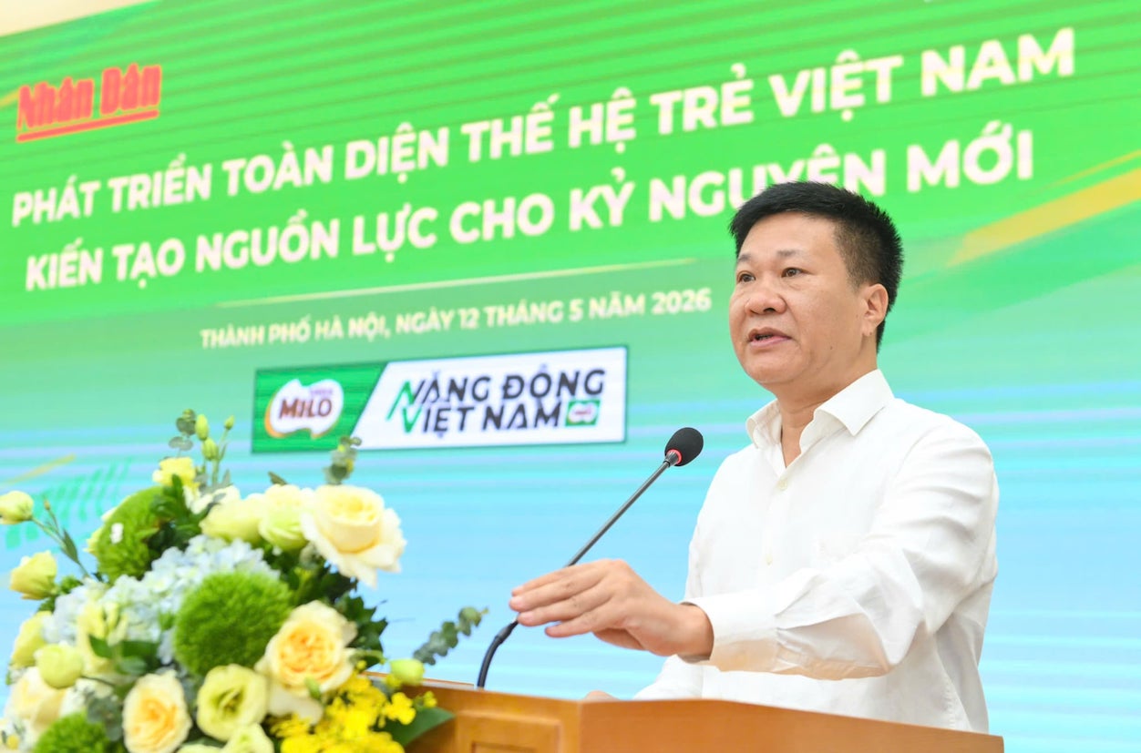 Ông Nguyễn Huy Nho, Phó Vụ trưởng Vụ học sinh, sinh viên, Bộ GDĐT phát biểu tại hội thảo. Ảnh: BTC 