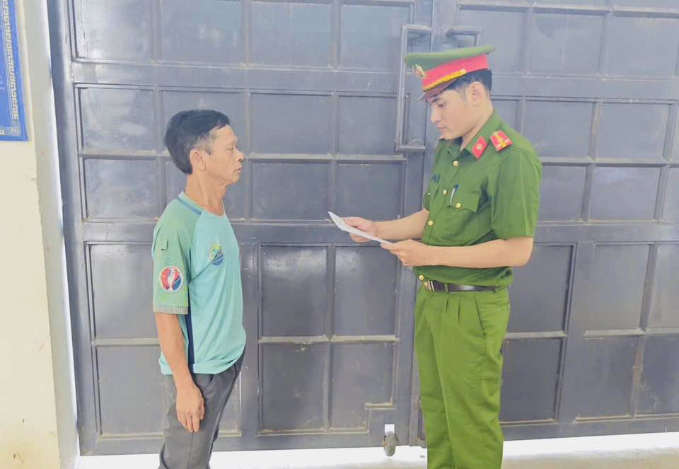 Khởi tố đối tượng Trần Hậu Phúc về hành vi trộm cắp tài sản. Ảnh: Công an Hà Tĩnh