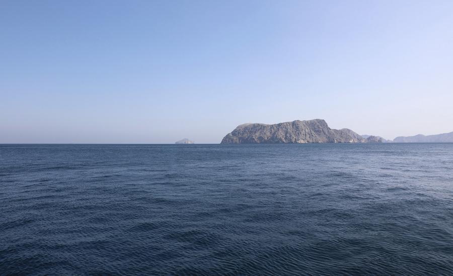 The Mihzem ship carrying liquefied natural gas LNG from Qatar changed direction and left the Strait of Hormuz (photo) although it still signaled that the next destination was Pakistan. Photo: Xinhua