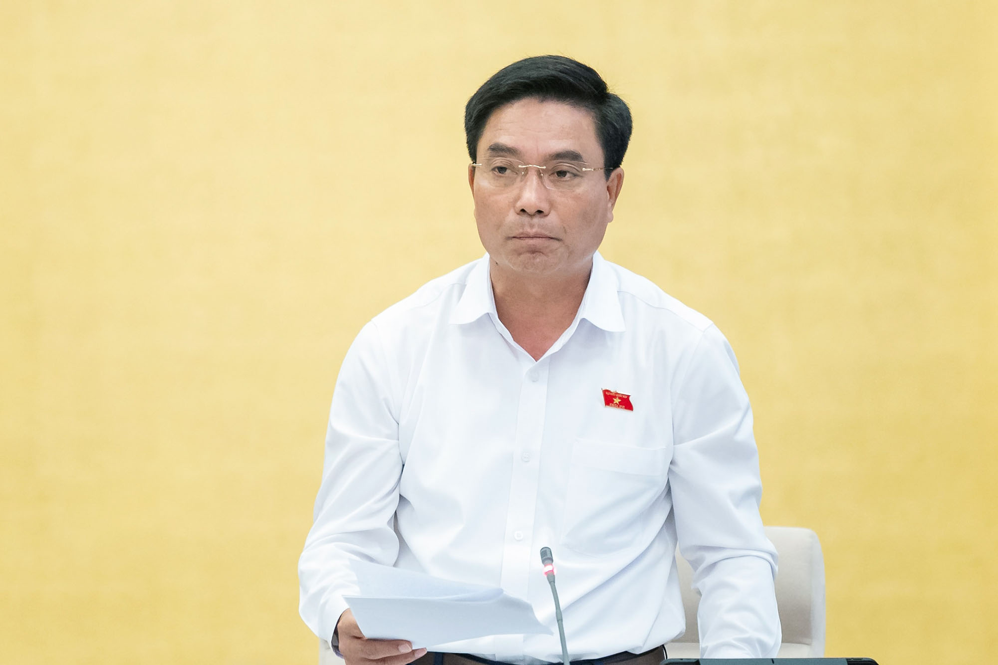 Phó Chủ tịch Quốc hội, Thượng tướng Nguyễn Doãn Anh. Ảnh: Phạm Thắng.