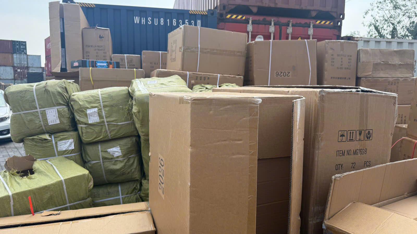 Shipments detected and prevented by customs. Photo: Customs Department