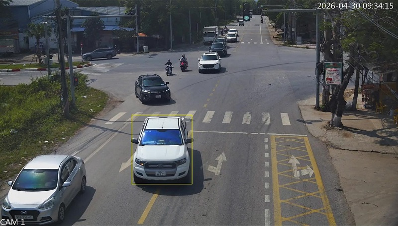 Car owner fined remotely in Bac Ninh. Photo: Bac Ninh Traffic Police