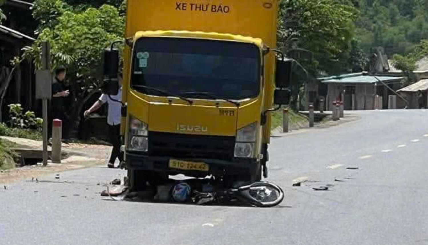 Scene of the accident. Photo: H.Nguyen