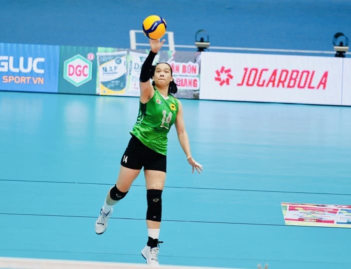 Player Vo Thi Kim Thoa is still preliminarily registered as captain of VTV Binh Dien Long An at the VTV9-Binh Dien Cup 2026. Photo: VTVBĐLA