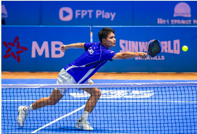 Trinh Linh Giang first played for Pickleball CAND club at PPA Tour Asia – MB Vietnam Cup 2025 in Da Nang. Photo: Quin Nguyen