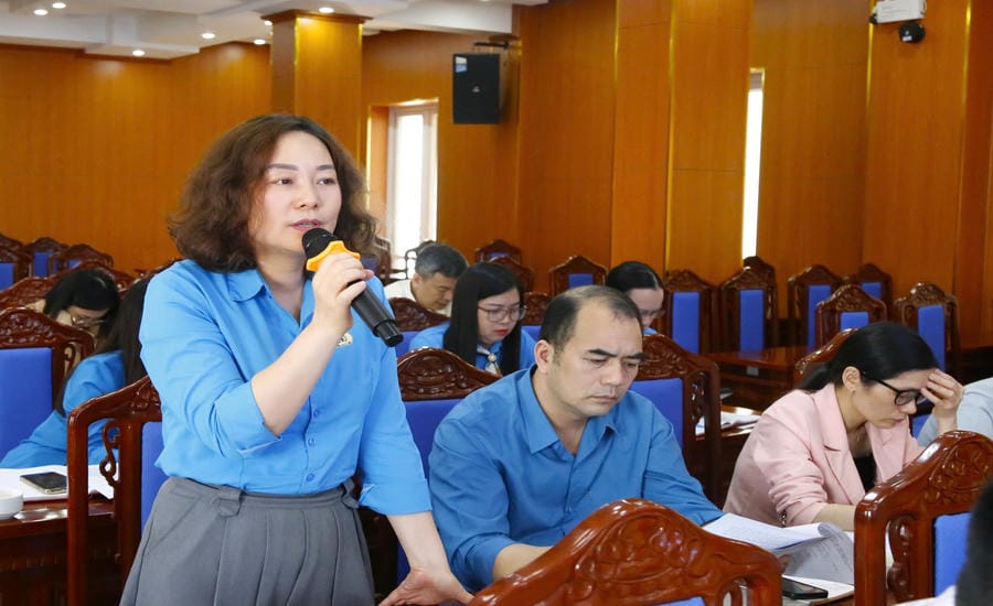 Innovating the organizational model, Lang Son Trade Union closely follows the grassroots level, acting as a solid support for workers. Photo: Khanh Linh