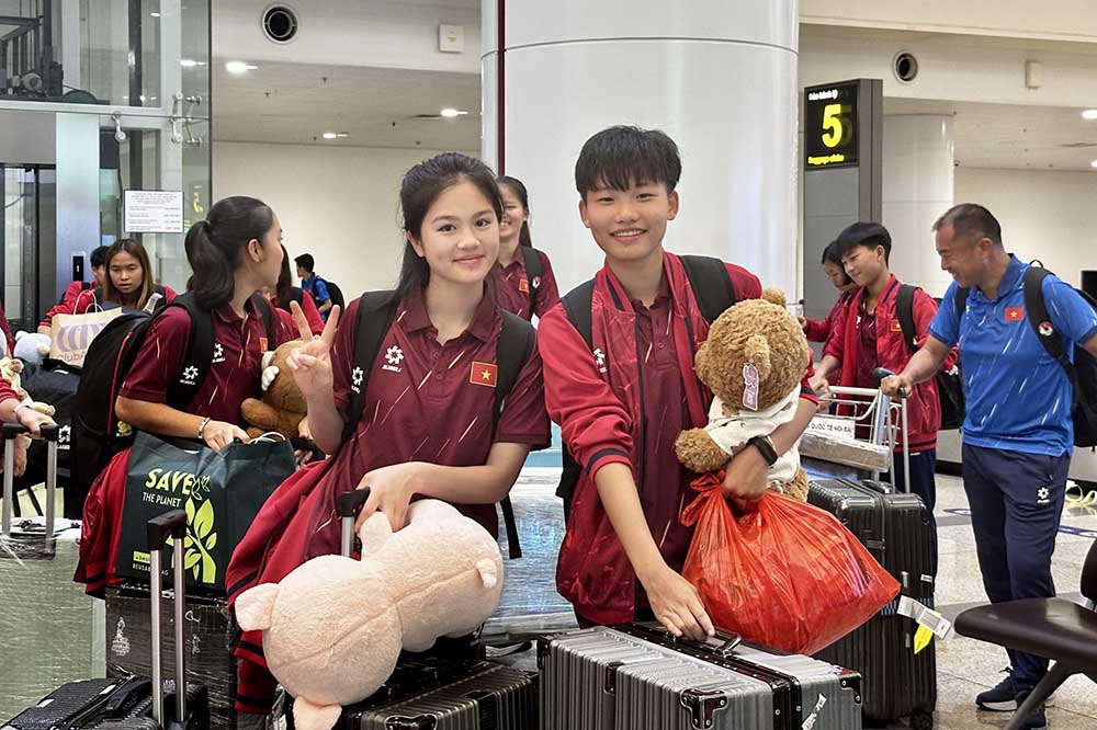 Vietnamese U17 women's players accumulate valuable experience in the continental arena. Photo: VFF