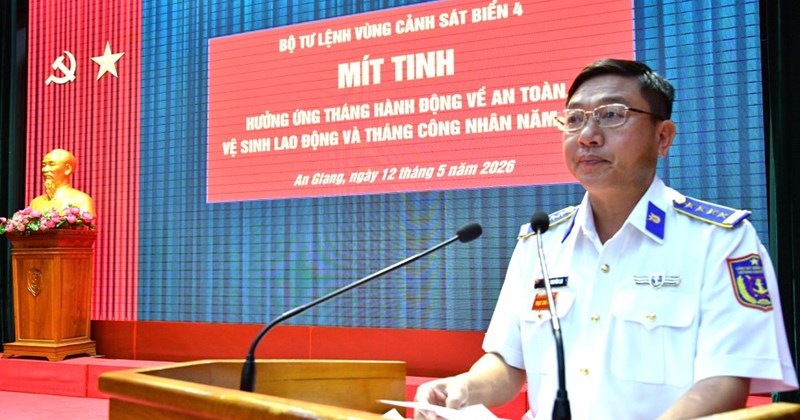 Vùng Cảnh sát biển 4 hưởng ứng Tháng hành động về An toàn, vệ sinh lao động