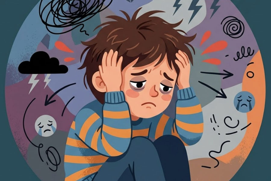 How stress in children affects health and behavior. Graphics: Thien Nhan