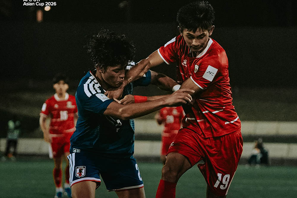 U17 Indonesia (red jersey) eliminated regretfully at the 2026 AFC U17 Championship. Photo: PSSI