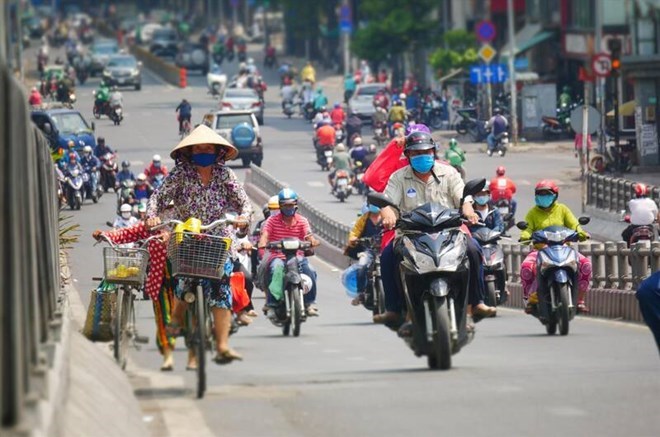 Hot Southern weather. Photo: Nguyen Chan