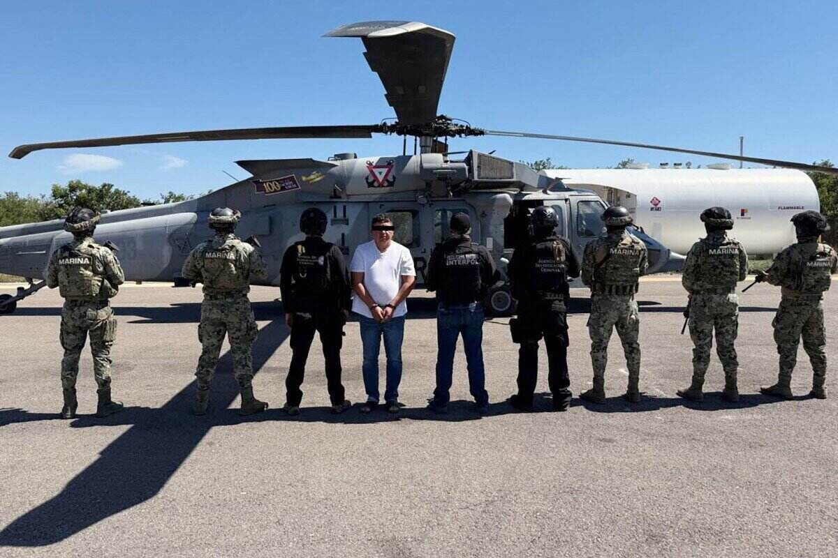 A drug cartel member was arrested in Mexico. Photo: AFP
